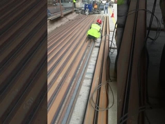 Fábrica acanalada de acero galvanizada de la placa que cubre de China