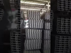 El tubo galvanizado sumergido caliente del cuadrado pre galvanizó la tubería de acero rectangular del cuadrado de la sección del hueco del cuadrado